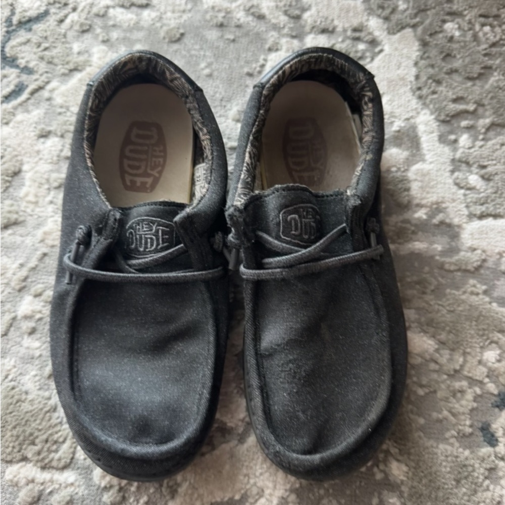Hey Dude Charcoal Slip-On Shoes